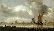 Abraham van Beijeren Silver Seascape oil on canvas